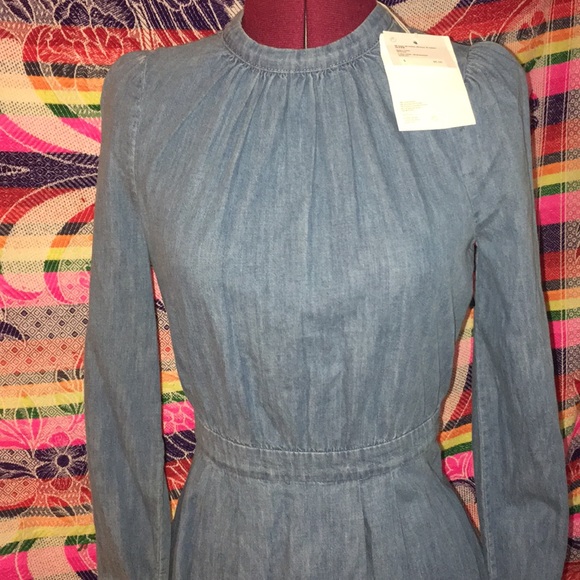NWT & Other Stories Chambray/Denim Fit & Flare - Picture 3 of 8